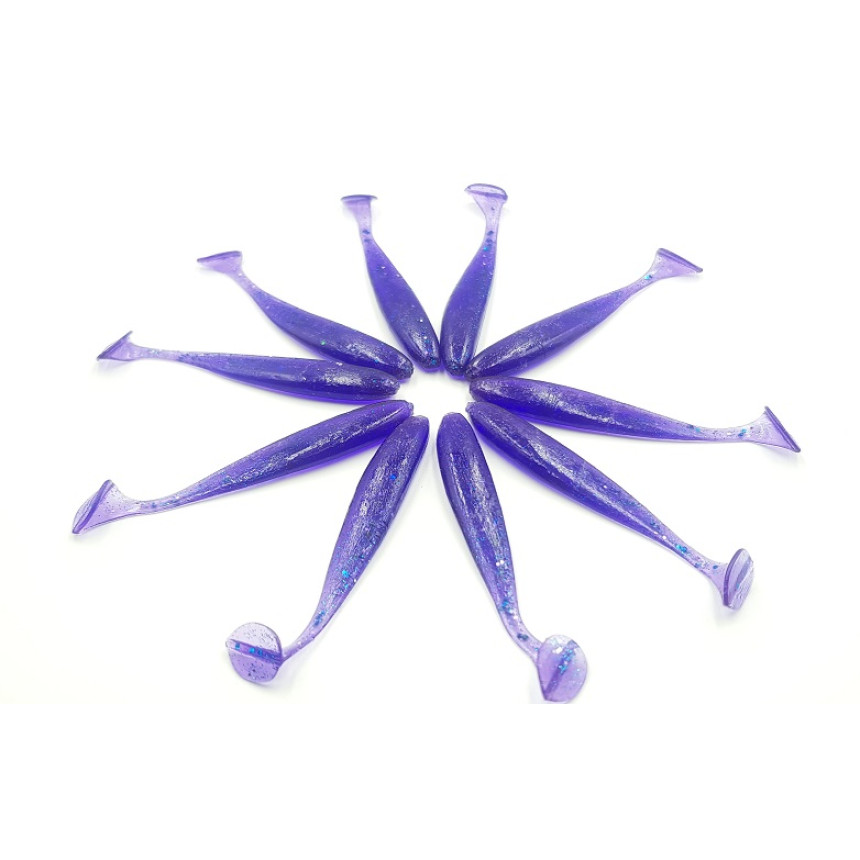Силіконова приманка Easik 3`` (75mm) Violet (10 шт. в упаковці)